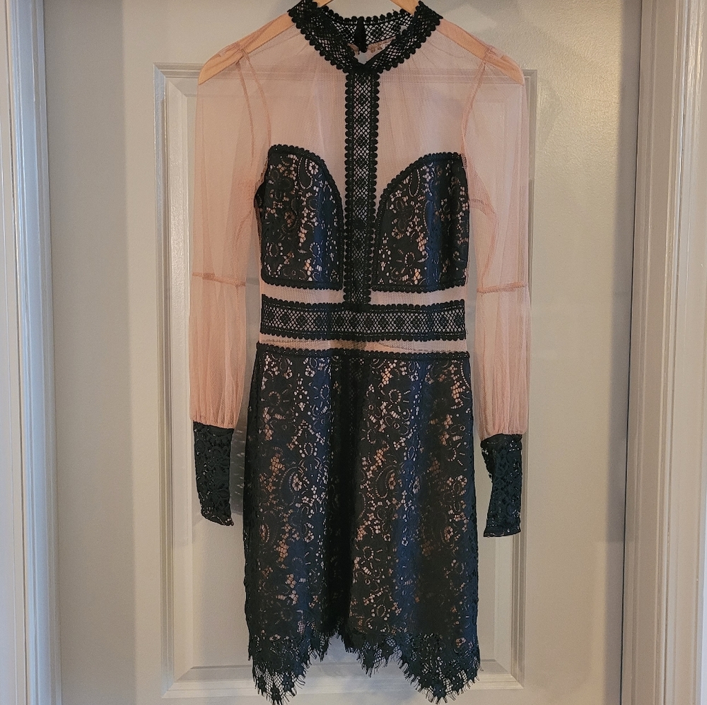 For Love and Lemons Nude Illusion Mini